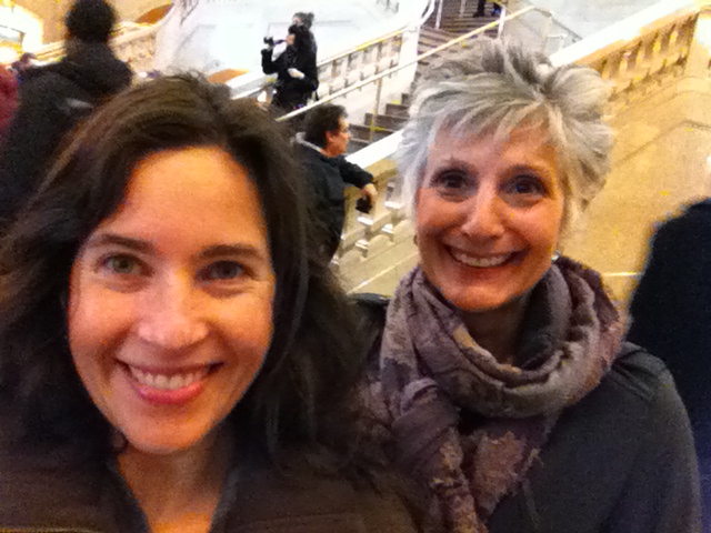 Harriet & Marna at Grand Central Station